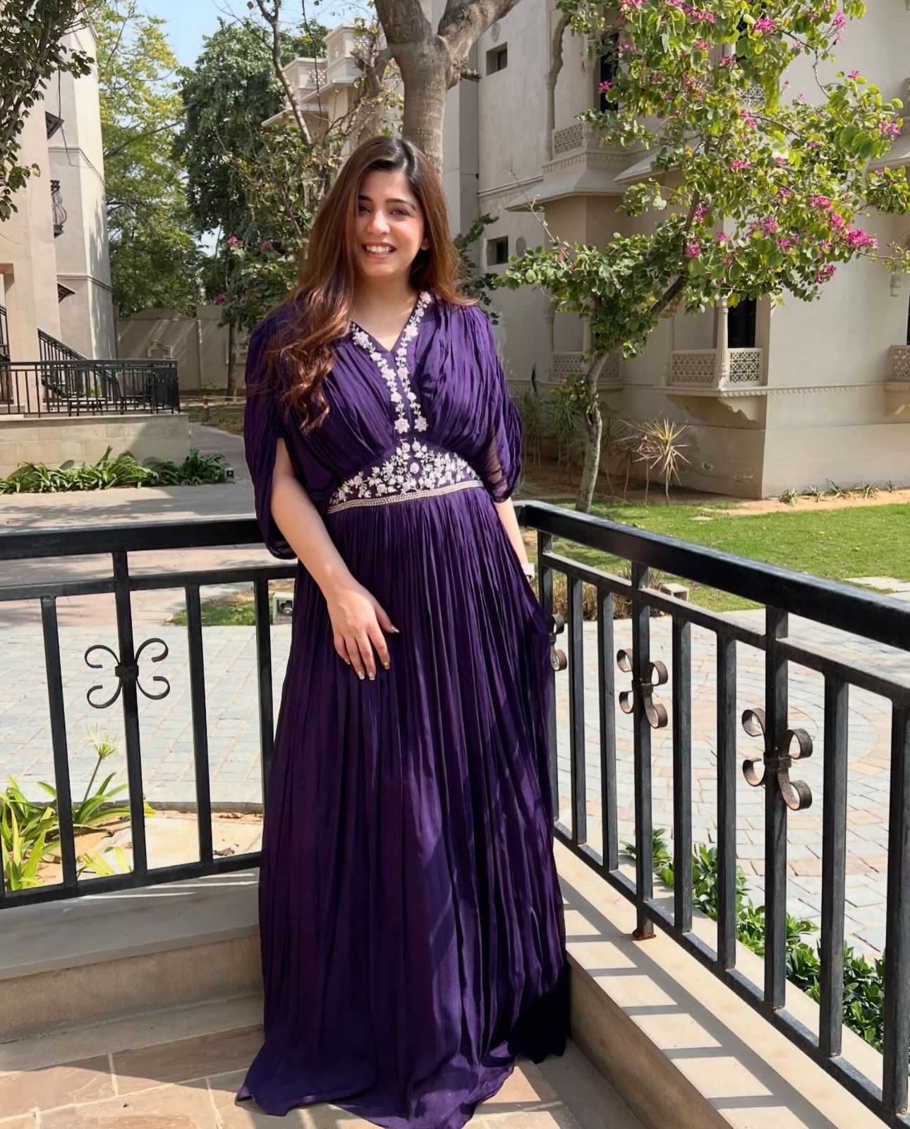 PC 397 Embroidery faux Georgette Party Wear Gown Wholesale Shop In Surat